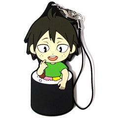 Tadashi Yamaguchi 1st Year Ehomaki Rubber Strap G Prize Kyun Chara Illustrations Ichiban Kuji Haikyu Fuku o Maneke [USED]