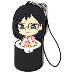 Haikyu!! Kiyoko Shimizu Ichiban Kuji Fuku o Maneke! Mame wa Orega Motte Iku! 3rd Year Ehomaki Rubber Strap Kyunchara Illustrations Prize I Keychains [USED]