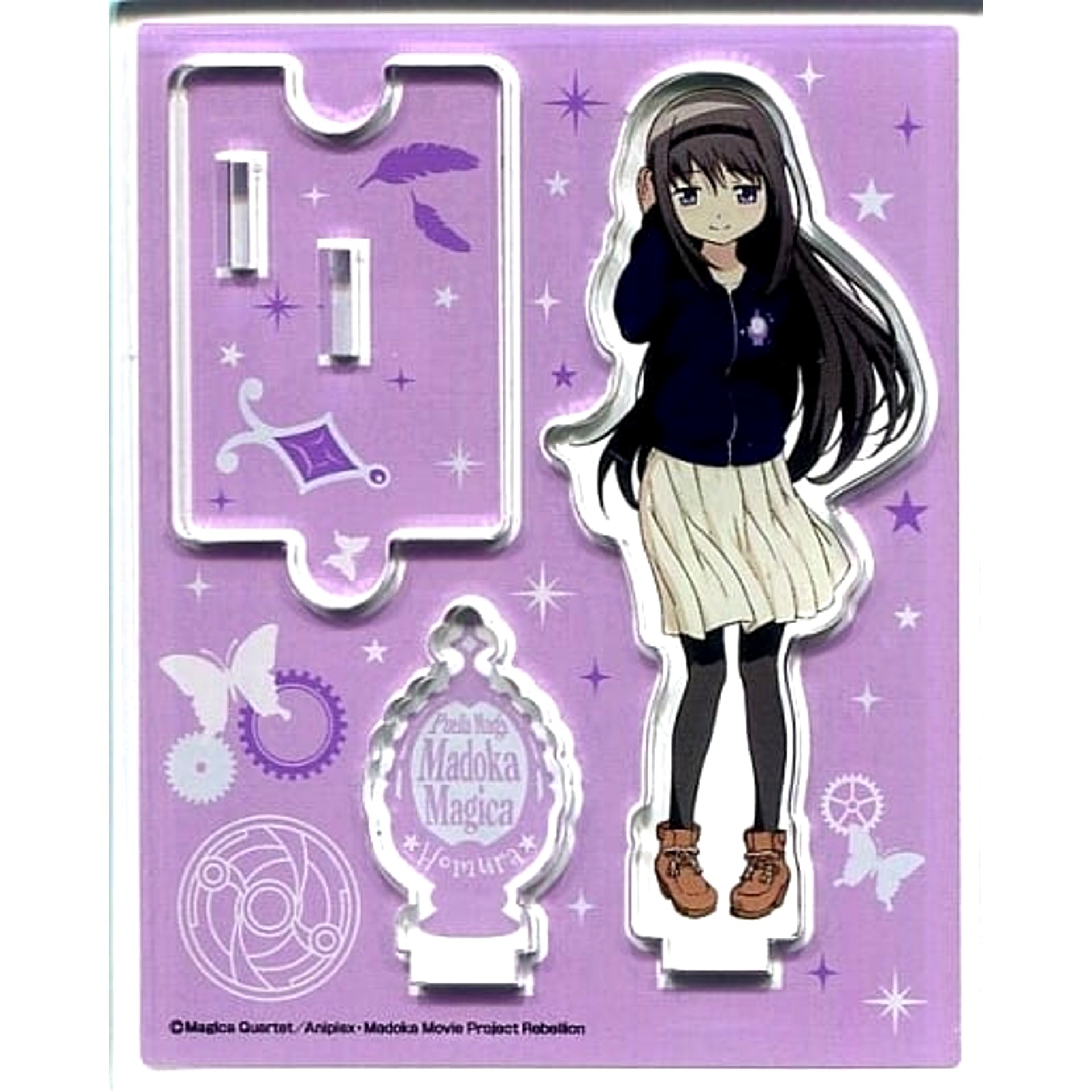 Puella Magi Madoka Magica The Movie Rebellion Homura Akemi Acrylic Stand Panel C89 Lawson International Exhibition Center Store Exclusive Acrylic Stands [USED]