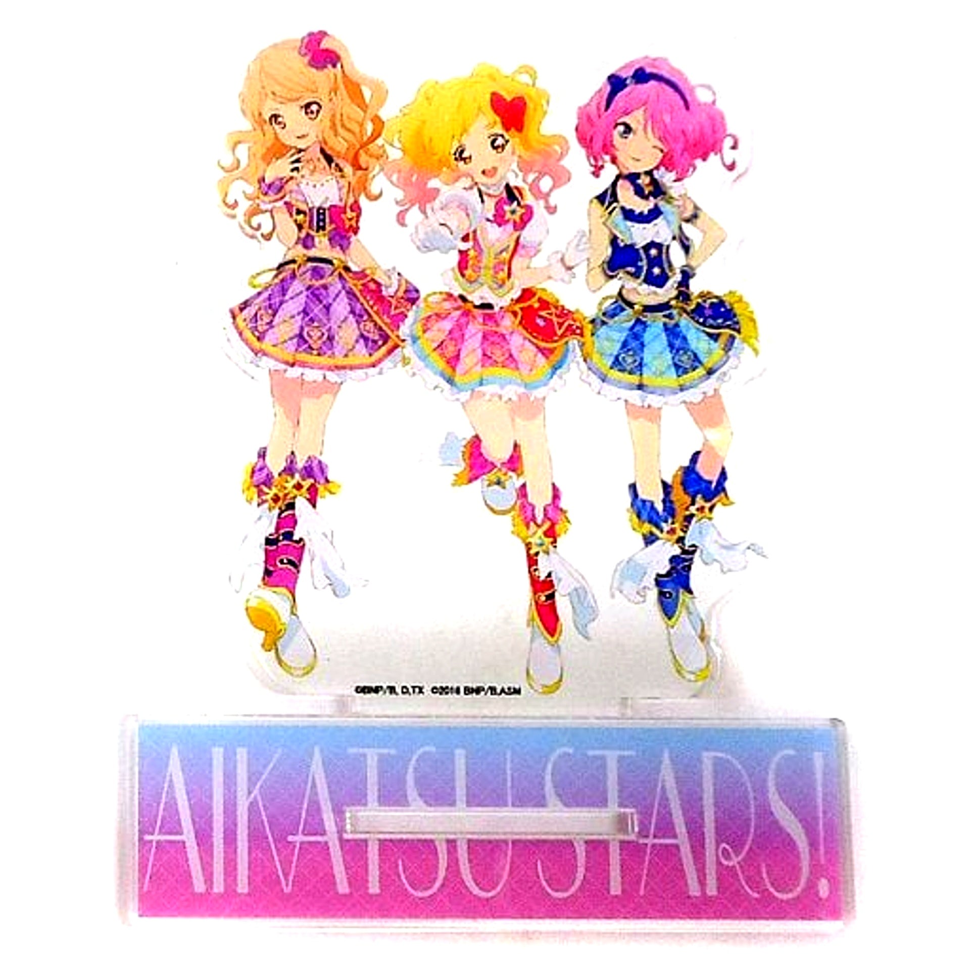 Yotsuboshi Gakuen A. Aikatsu! x Anion Station ALL aikatsu stars! LIVE STATION 2 DJ LIVE JAPAN TOUR Acrylic Stand [USED]