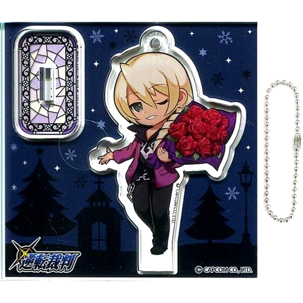 Klavier Gavin Acrylic Stand Keychain Ace Attorney Attraction Festa in Tokyo Tower Goods [USED]