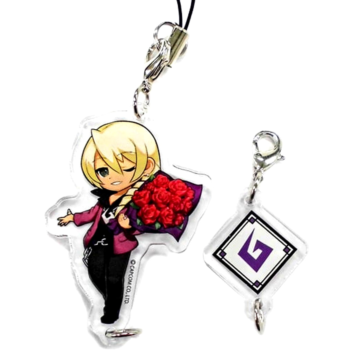 Klavier Gavin Ace Attorney Trading Connecting Acrylic Charm Attraction Festa in Tokyo Tower Goods [USED]