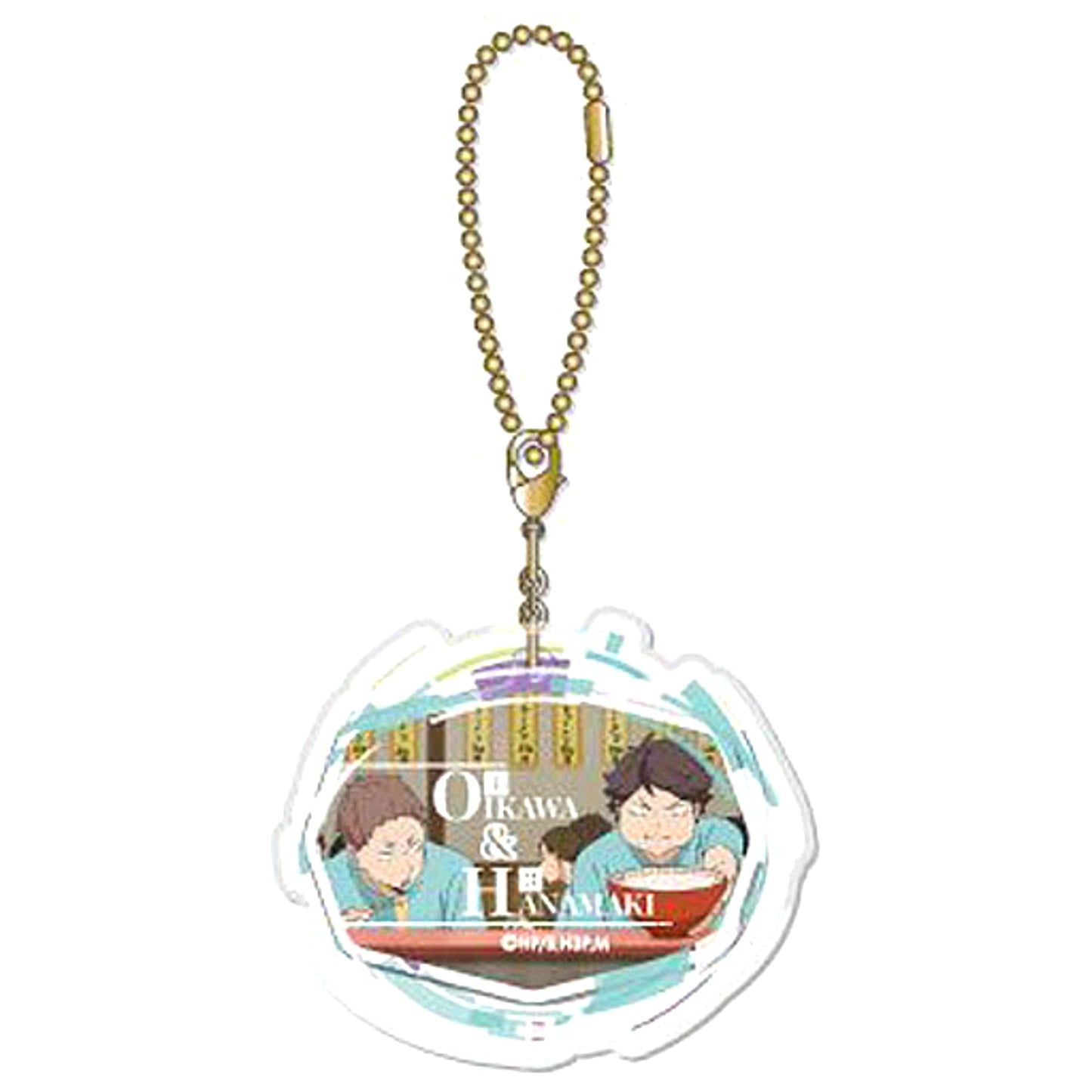 Toru Oikawa & Takahiro Hanamaki Haikyu!! Protect Clear Charm Match 3 [USED]