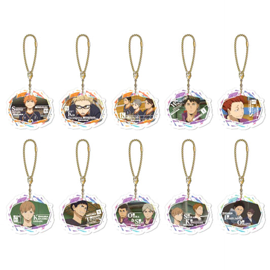 Set of 10 Haikyu!! Protect Clear Charm Match 4 [USED]