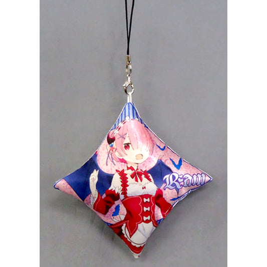 Re:ZERO -Starting Life in Another World- Ram Little Devil Ver. Mini Cushion Strap Winter Campaign Keychains [USED]