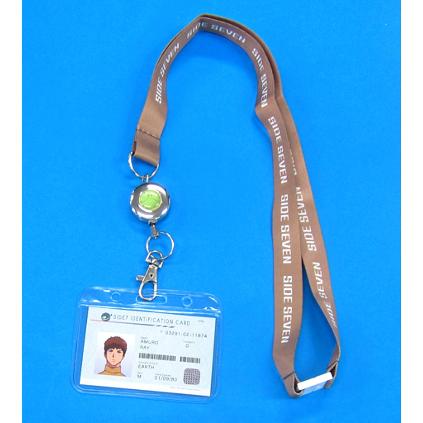 Amuro Ray Mobile Suit Gundam THE ORIGIN Rise of the Red Comet Theater Advance Ticket Part 2 Bonus ID Strap with Reel [USED]