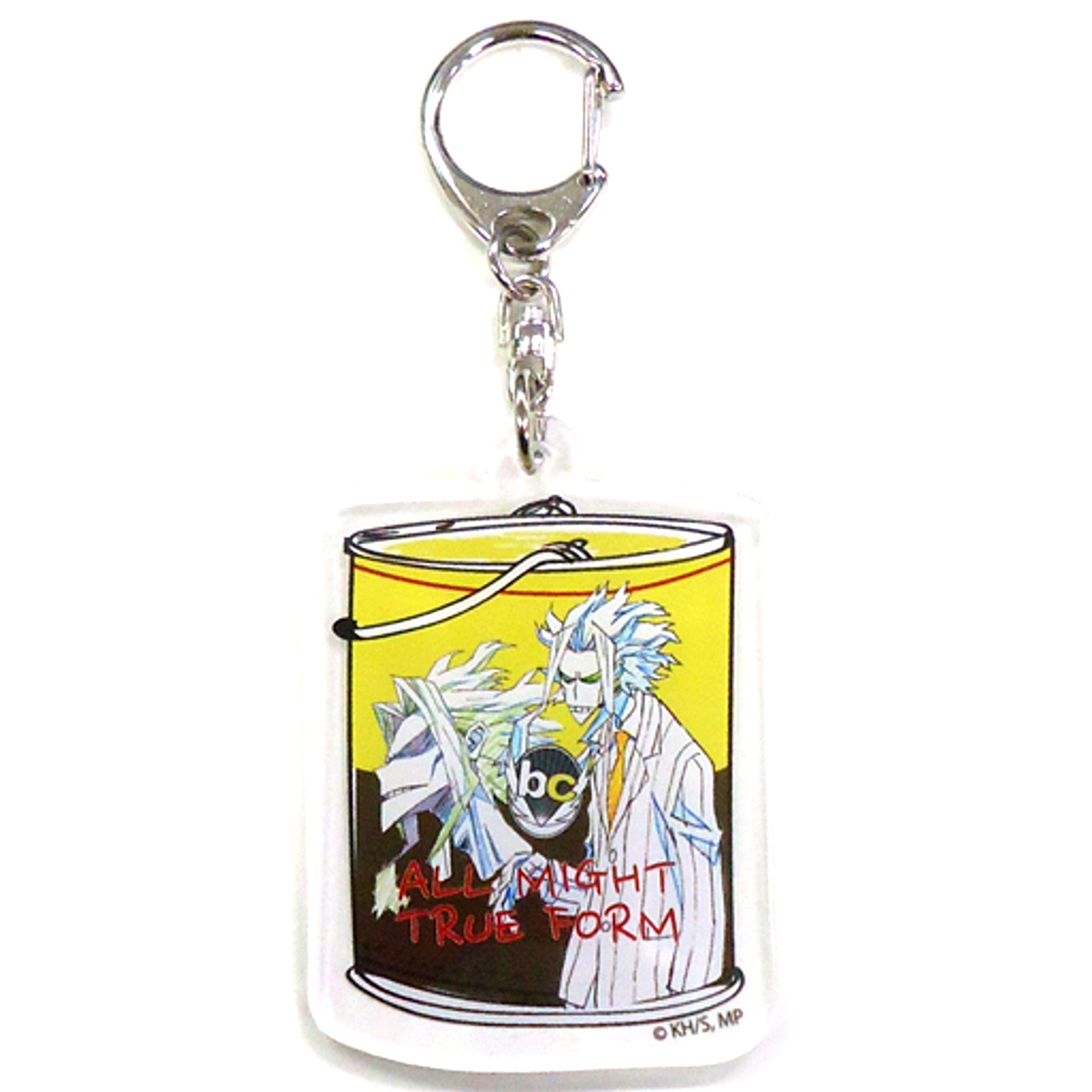 All Might True Form My Hero Academia Bunbougu Cafe Animate Antenna Shop Acrylic Keyring A [USED]