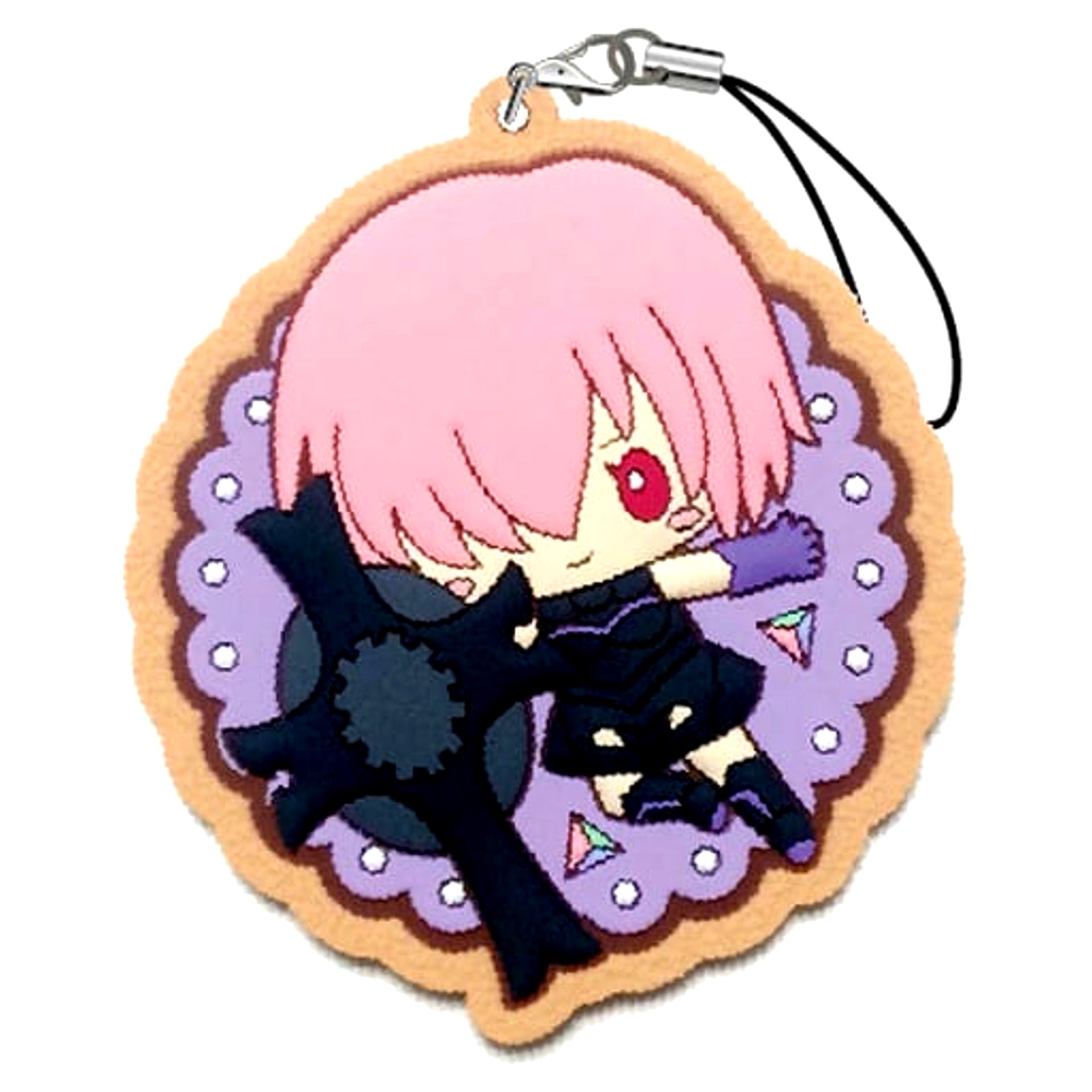Fate/Grand Order Mash Kyrielight Sanrio Icing Cookie Rubber Strap [USED]