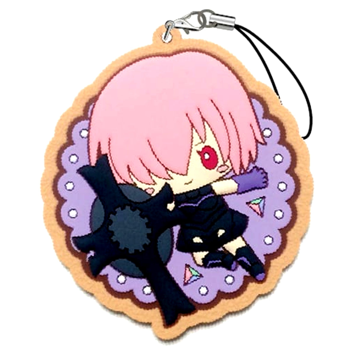 Fate/Grand Order Mash Kyrielight Sanrio Icing Cookie Rubber Strap [USED]
