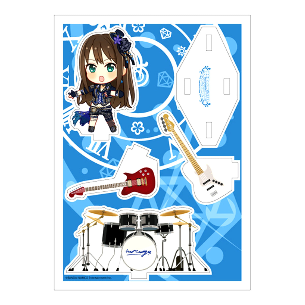 Rin Shibuya Acrylic Character Plate Petit 07 Idolmaster Cinderella Girls [USED]