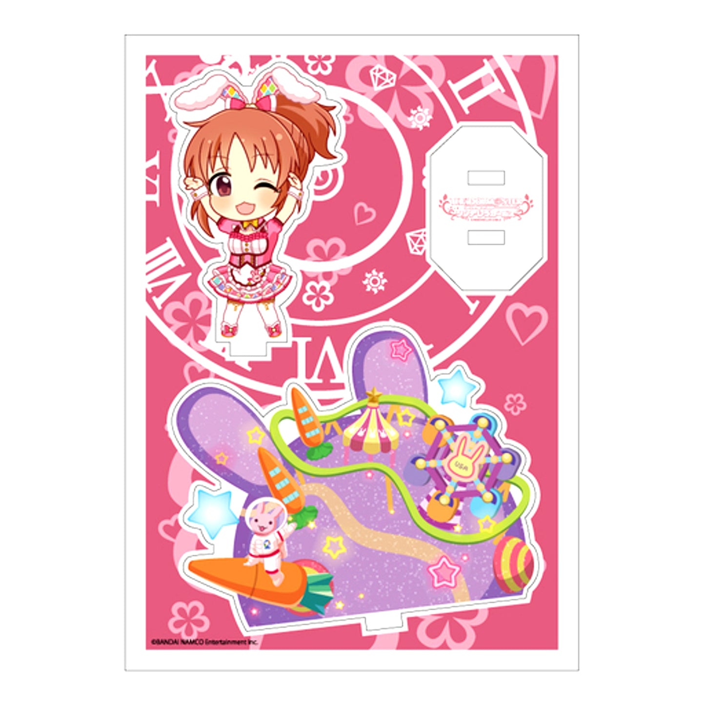 Nana Abe THE IDOLM@STER CINDERELLA GIRLS Acrylic Chara Plate Petit 07 [USED]