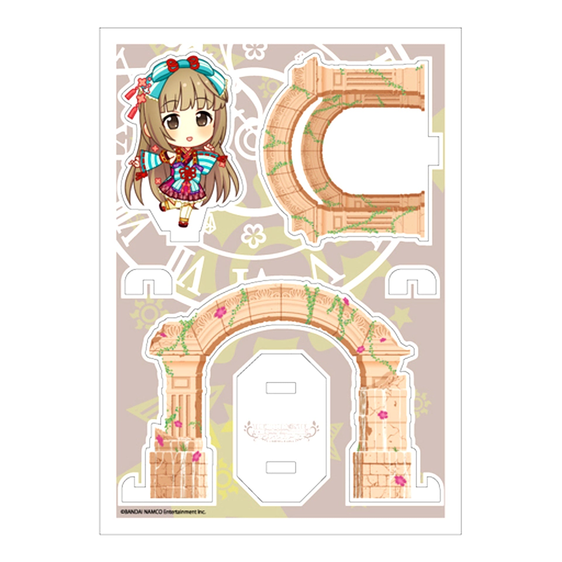 Yoshino Yorita THE IDOLM@STER CINDERELLA GIRLS Acrylic Chara Plate Petit 07 [USED]