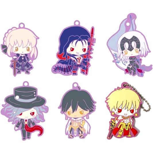 Fate/Grand Order Sanrio Design Rubber Mascot Vol.2 Complete Set of 6 [USED]