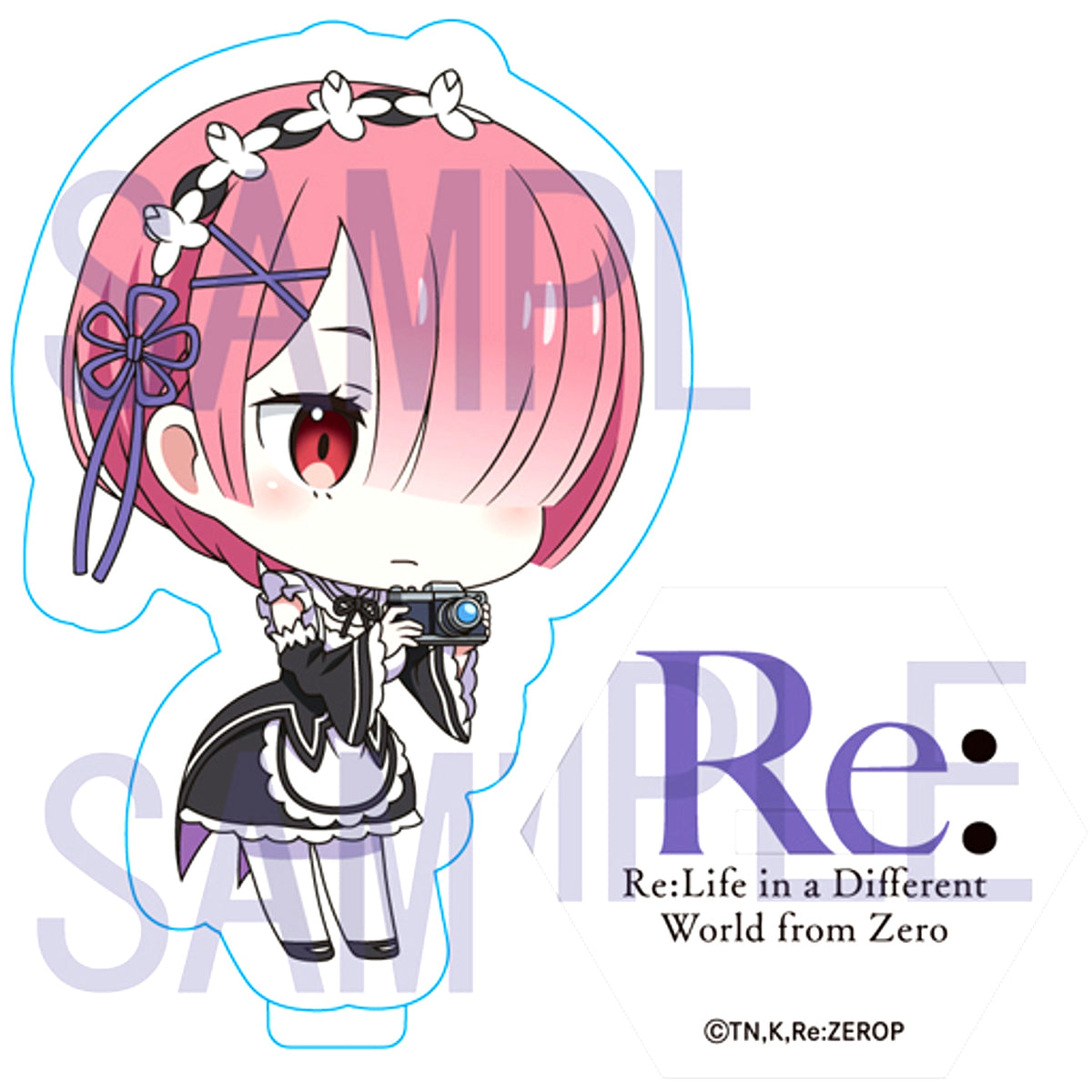 Photo Shoot Ram Re:ZERO -Starting Life in Another World- Hotel Collabo Acrylic Stand [USED]