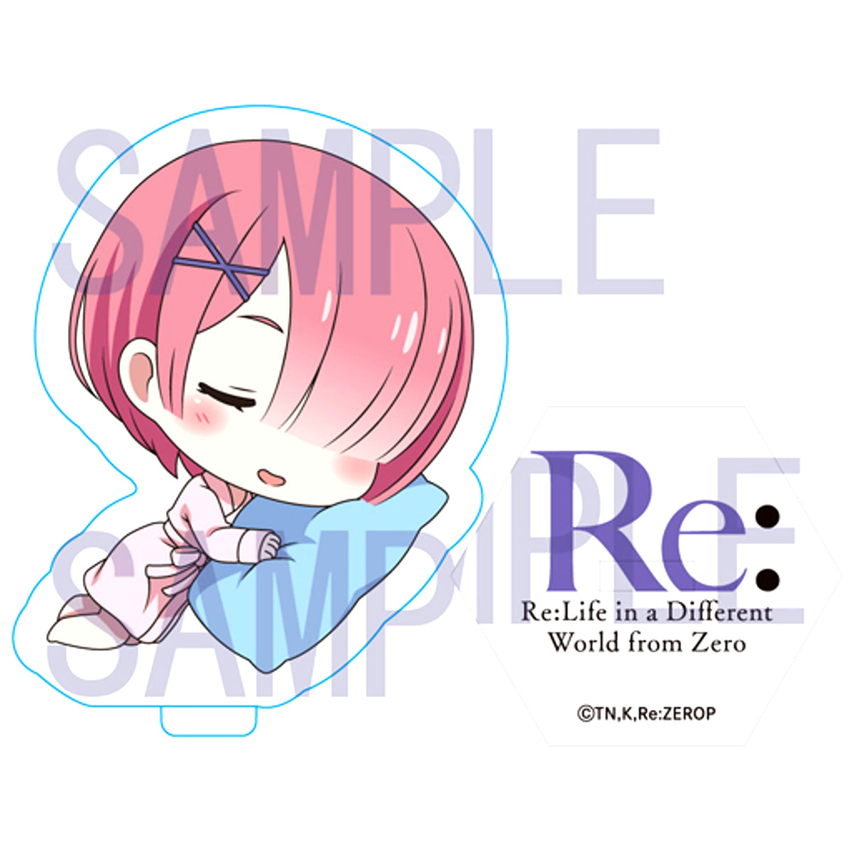 Goodnight Ram Re:ZERO -Starting Life in Another World- Hotel Collabo Acrylic Stand [USED]