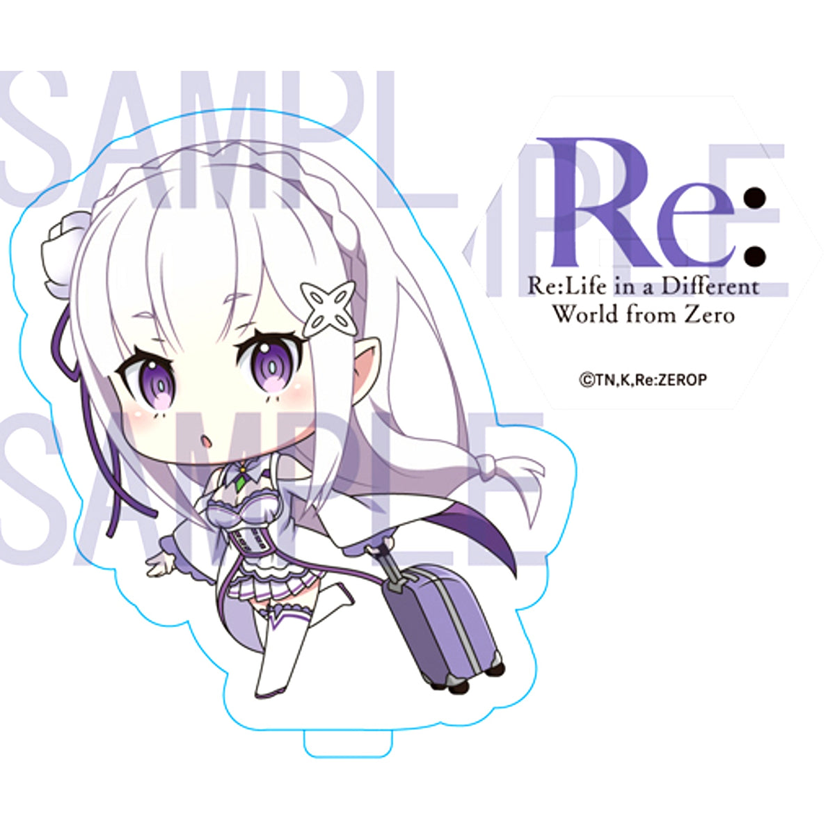 Outing Emilia Re:ZERO -Starting Life in Another World- Hotel Collabo Acrylic Stand [USED]