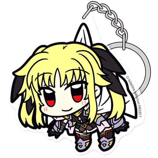 Fate T Harlaown Pinch Acrylic Keychain Magical Girl Lyrical Nanoha Reflection [USED]