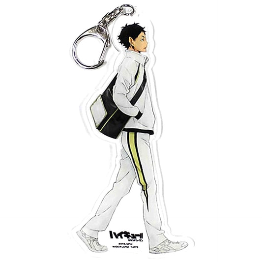 Haikyu!! Keiji Akaashi Acrylic Going to School Keychain Jump Festa 2016 Limited Keychains [USED]
