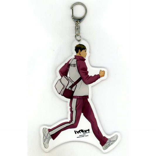Wakatoshi Ushijima Haikyu!! Acrylic School Arrival Keychain Jump Festa 2016 Limited [USED]