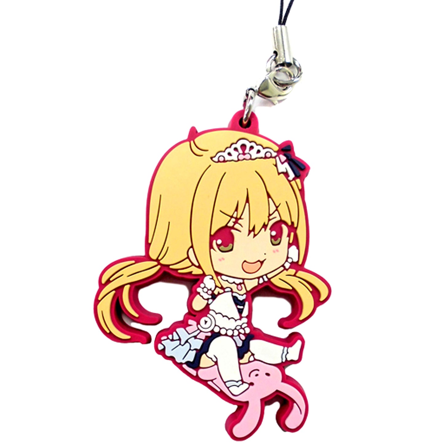 Anzu Futaba The Idolmaster Cinderella Girls Dereraba 4thLive ver. Cute BOX Rubber Strap [USED]