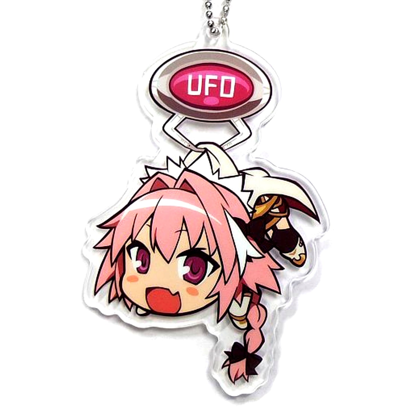 Rider of Black Astolfo Fate/Apocrypha UFO Tsumamare Acrylic Keychain Mascot Vol.2 [USED]