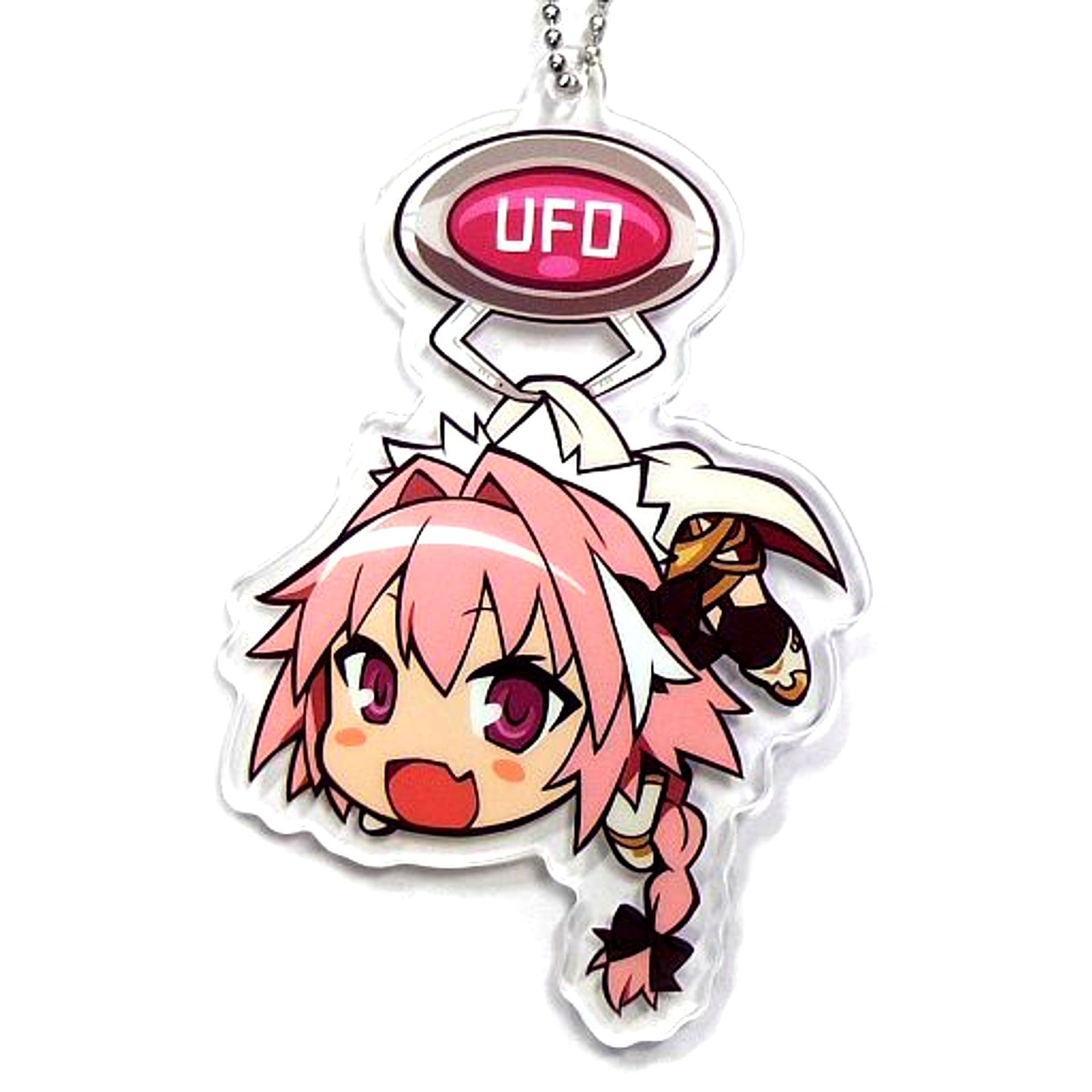 Rider of Black Astolfo Fate/Apocrypha UFO Tsumamare Acrylic Keychain Mascot Vol.2 [USED]