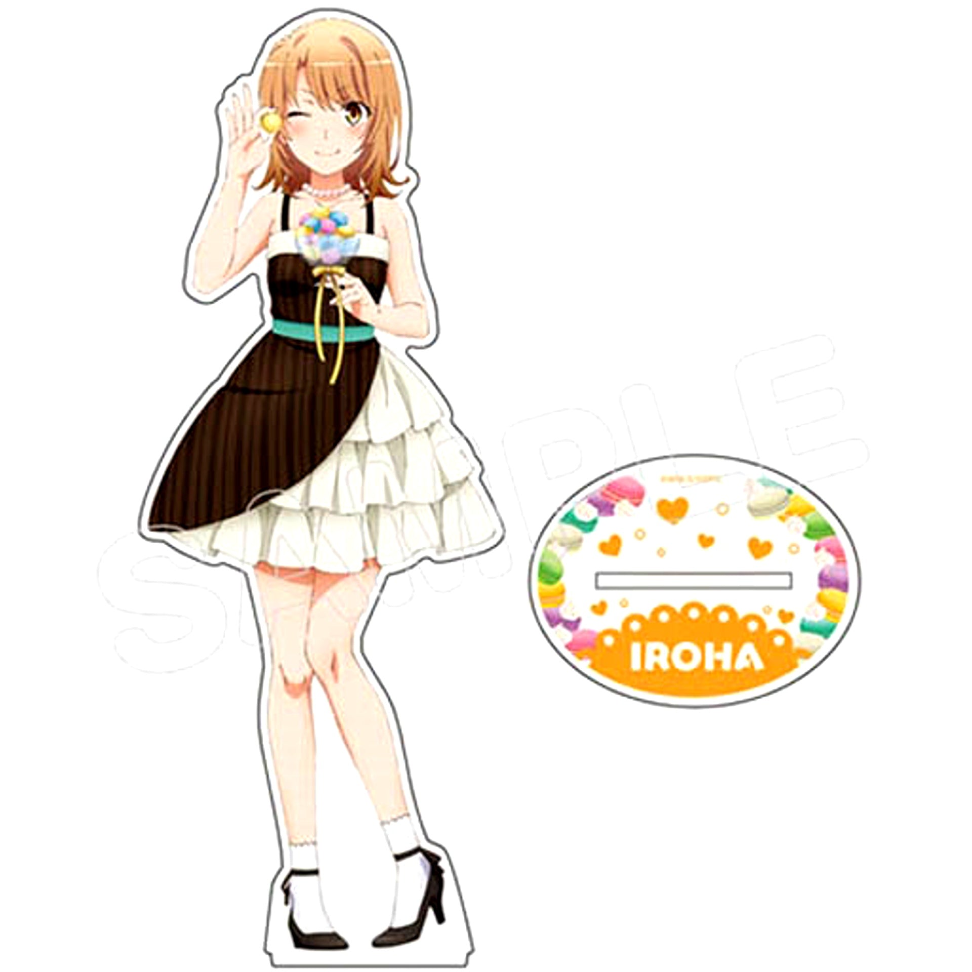 Iroha Isshiki Macaron Ver. Illustration Acrylic Figure M Size My Teen Romantic Comedy SNAFU Too [USED]