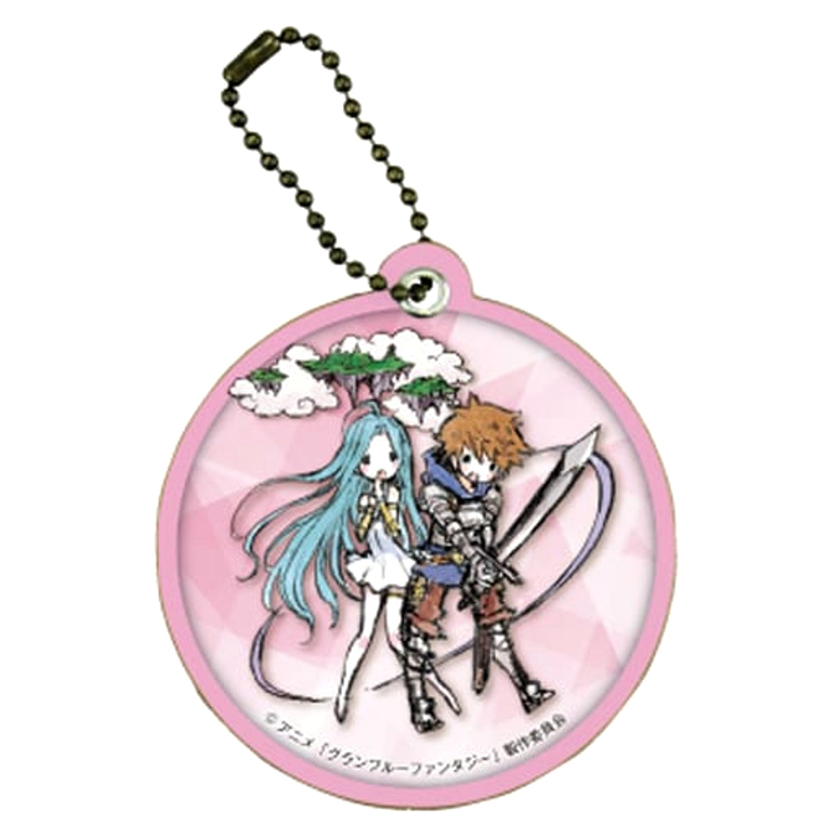 Granblue Fantasy The Animation Gran Lyria Graph Art Design Chara Leather Charm Charm [USED]