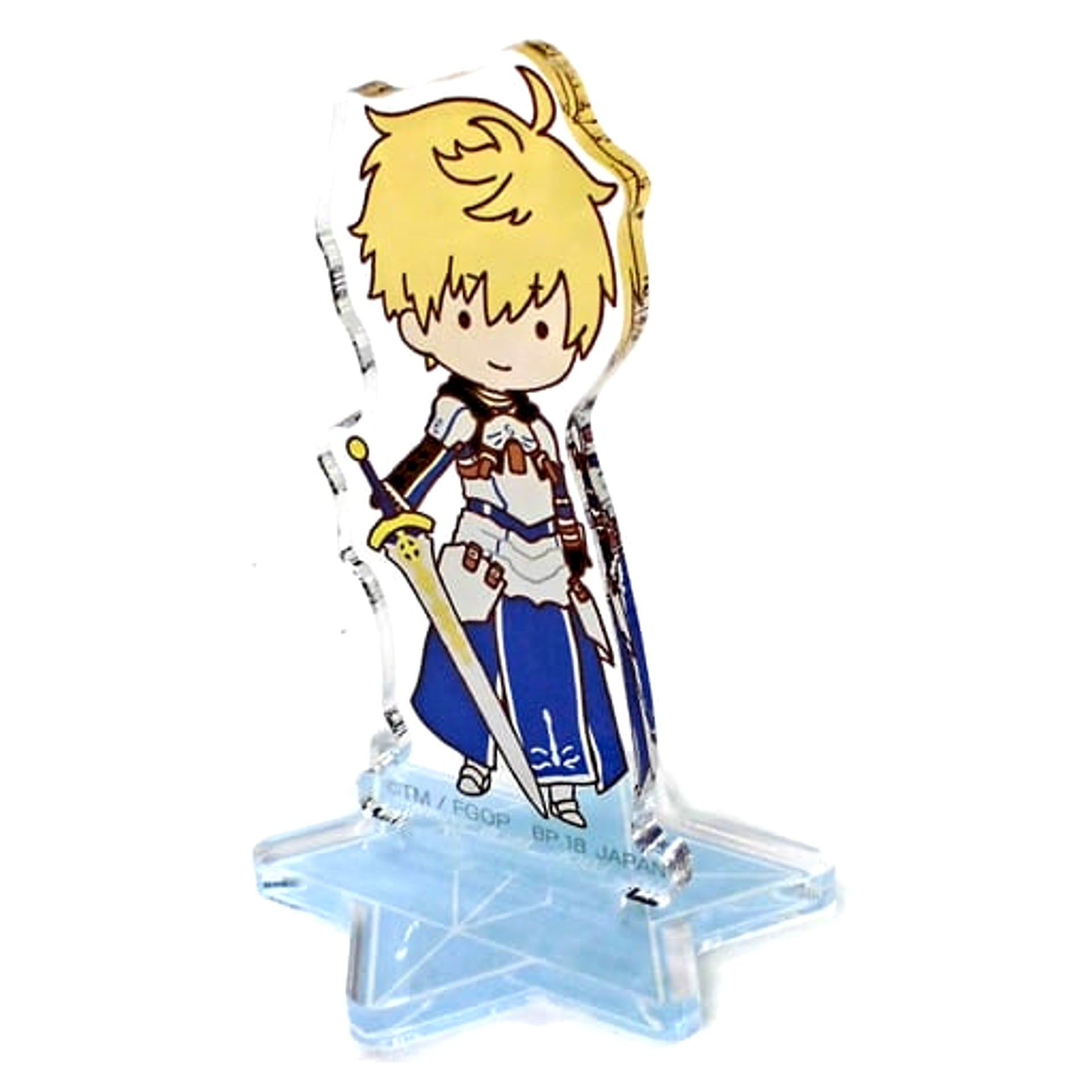 Fate/Grand Order Saber / Arthur Pendragon Prototype Ichiban Kuji Online Sugar Pouch Acrylic Stand Prize M Acrylic Stands [USED]