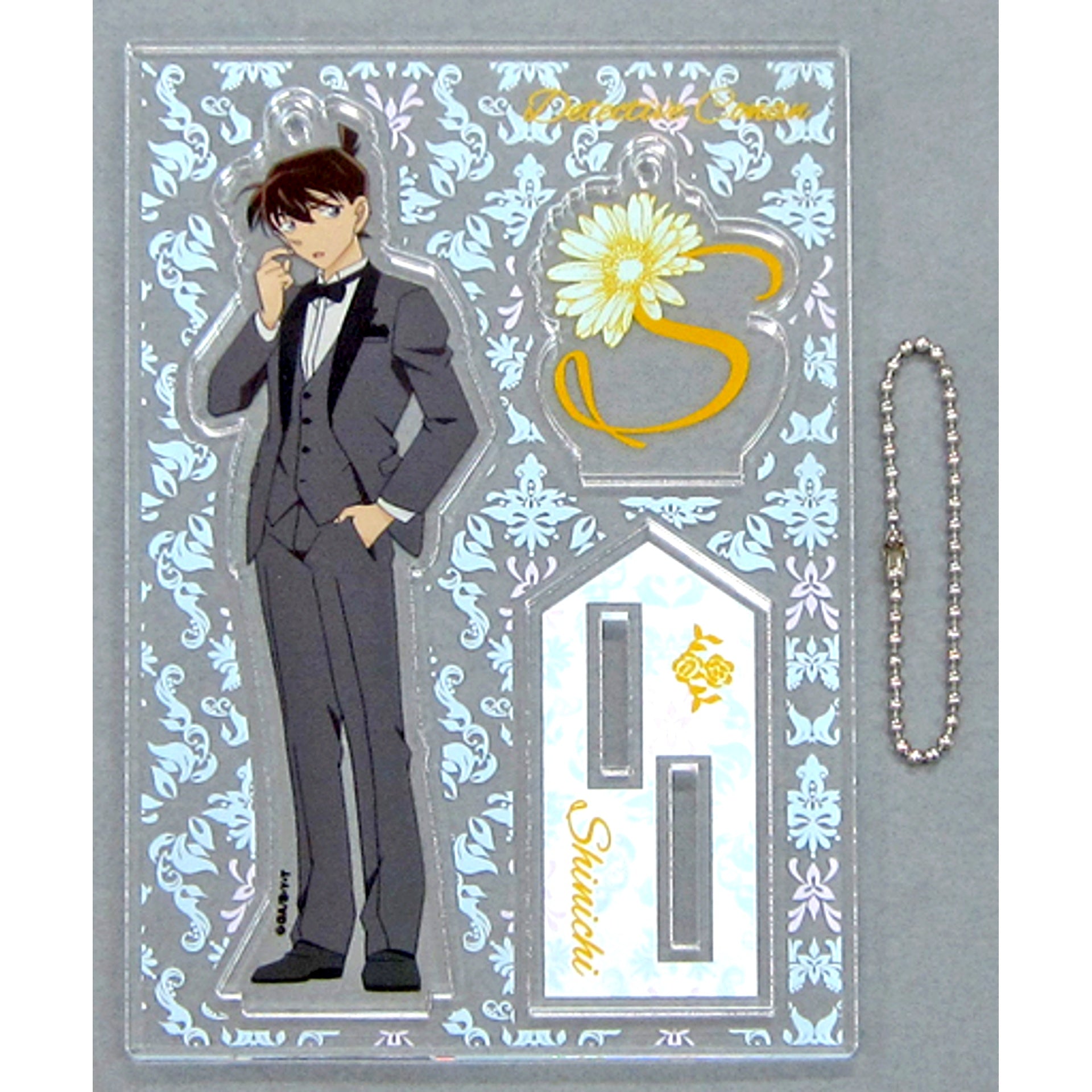 Shinichi Kudo Detective Conan Acrylic Stand Keychain Village Vanguard Limited [USED]