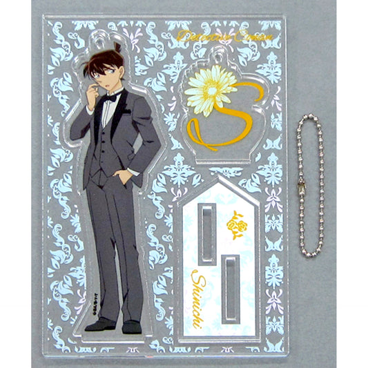 Shinichi Kudo Detective Conan Acrylic Stand Keychain Village Vanguard Limited [USED]