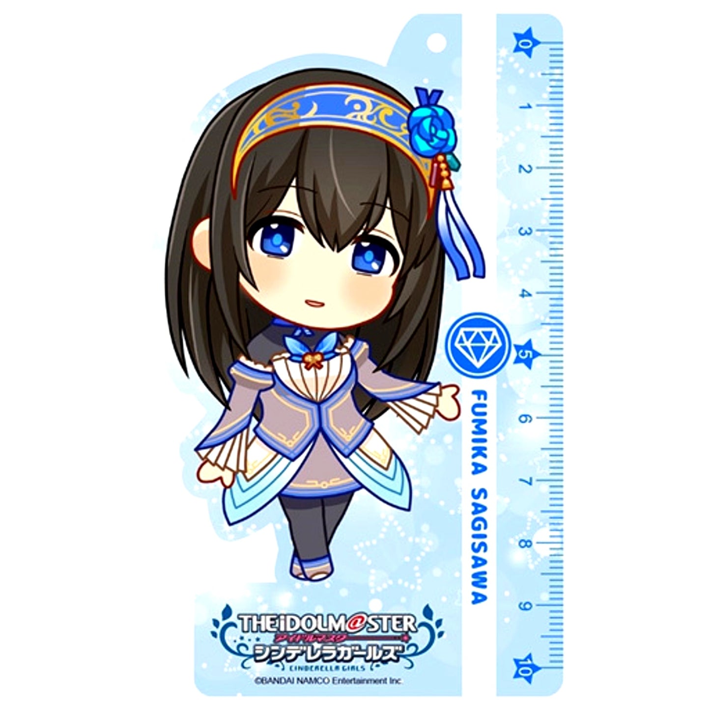 Fumika Sagisawa The Idolmaster Cinderella Girls Scale Keychain [USED]