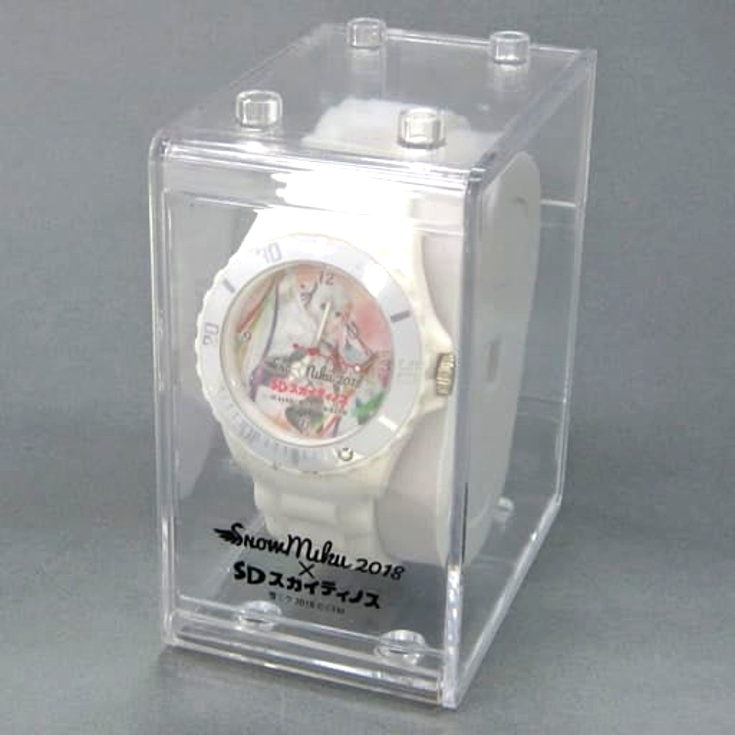 Snow Miku 2018 Hatsune Miku Silicone Watch Sugai Dinos Exclusive [USED]