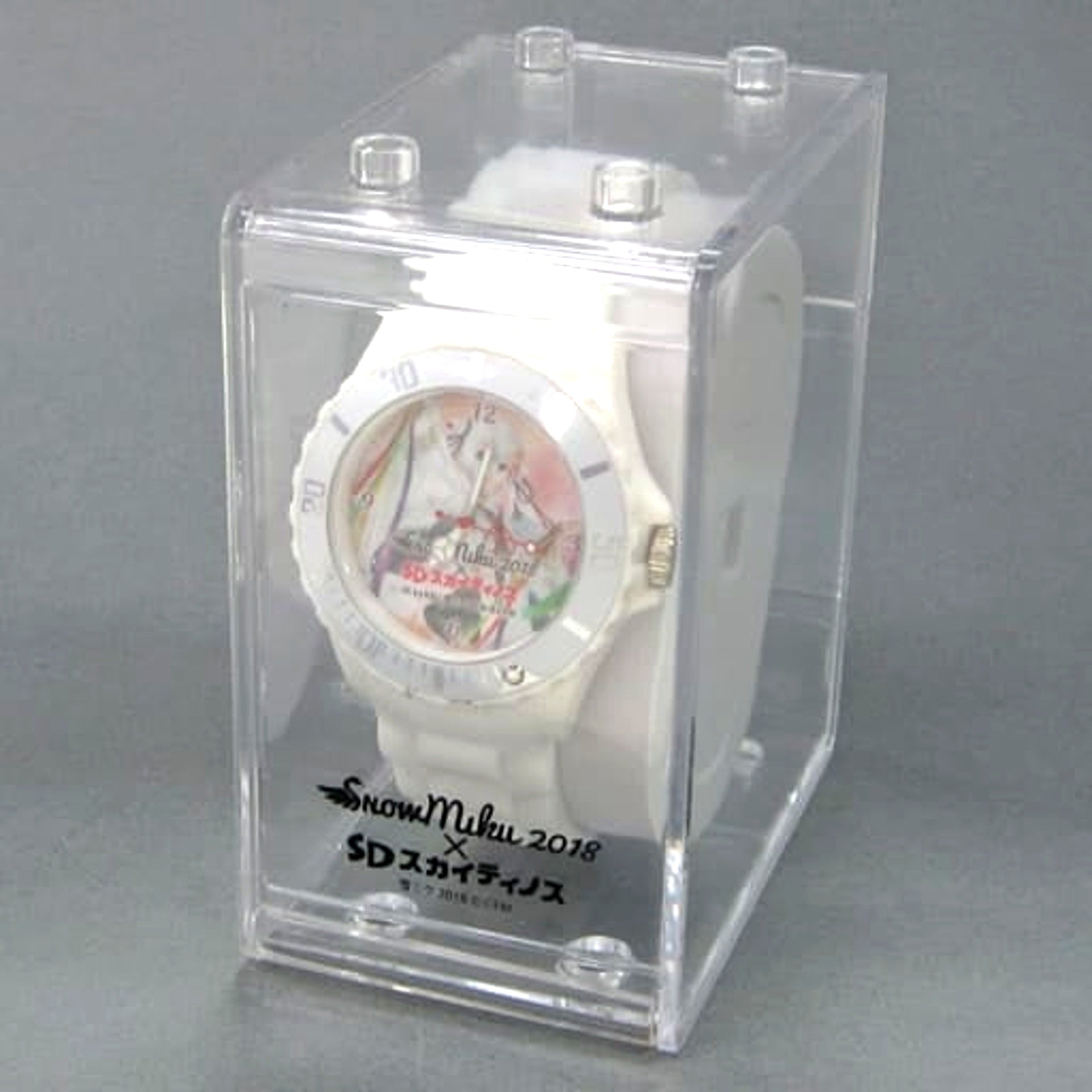 Snow Miku 2018 Hatsune Miku Silicone Watch Sugai Dinos Exclusive [USED]
