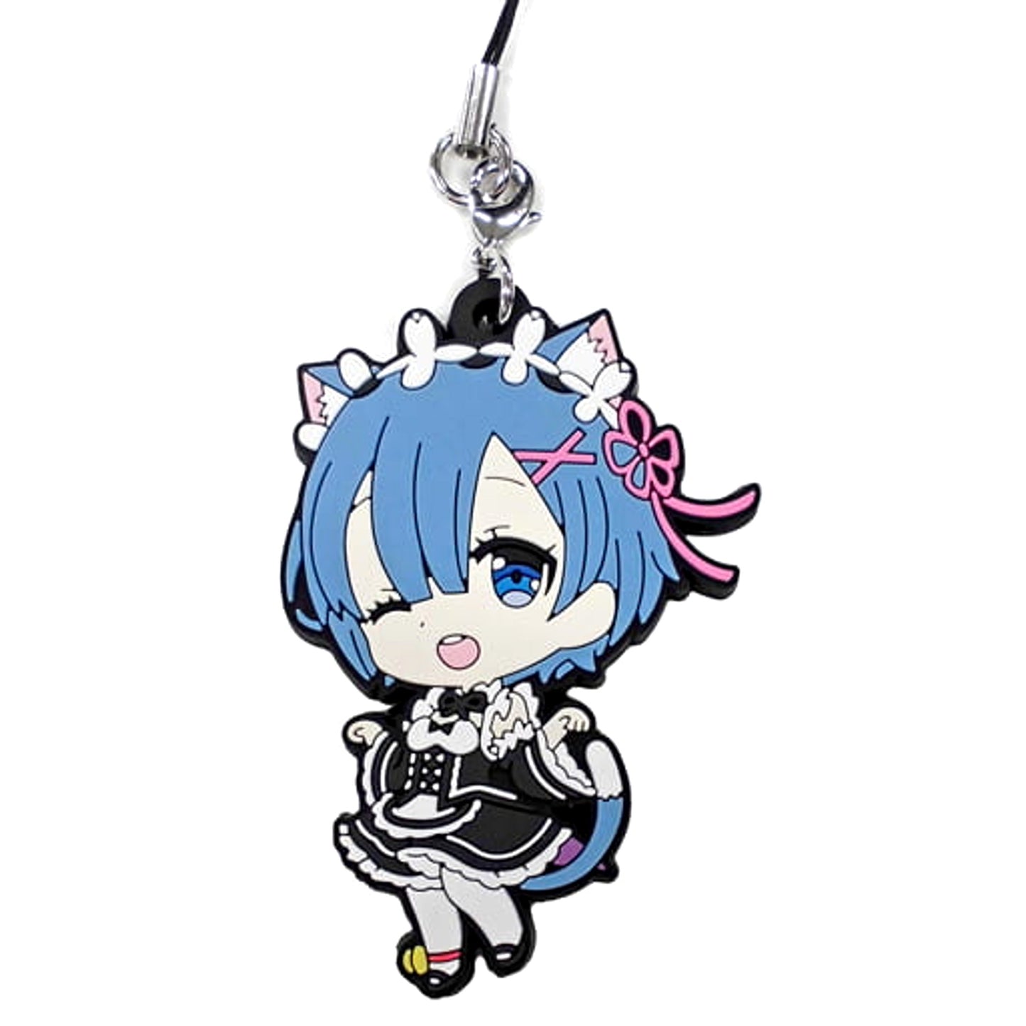 Re:ZERO -Starting Life in Another World- Rem Nyan Rem ga Ippai Rubber Charm Vol.2 Keychains [USED]
