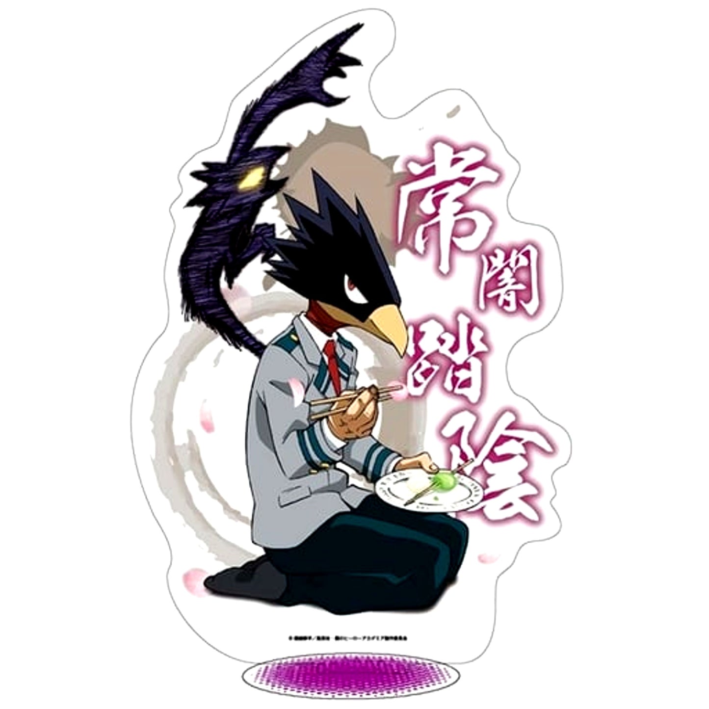 Fumikage Tokoyami Hanami Ver. Acrylic Stand My Hero Academia [USED]