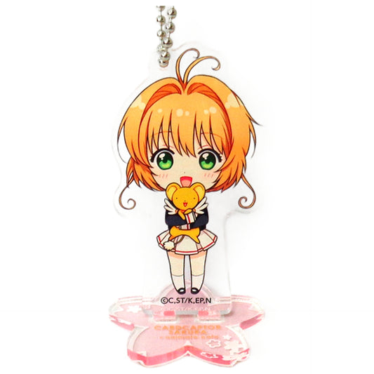Sakura Kinomoto Cerberus Cardcaptor Sakura: Clear Card Random Acrylic Stand Keychain animate cafe Limited [USED]