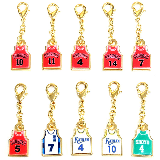 Set of 10 Slam Dunk Famous Quote Charm 50th Anniversary Weekly Shonen Jump Exhibition Vol.2 Goods [USED]