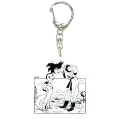 Son Goku & Frieza Dragon Ball Weekly Shonen Jump Exhibition Vol. 2 Acrylic Keychain [USED]