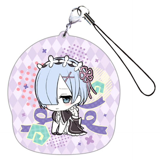 Re:ZERO -Starting Life in Another World- Sitting Hugging Knees Rem ga Ippai Acrylic Strap Vol.2 Acrylic Item [USED]