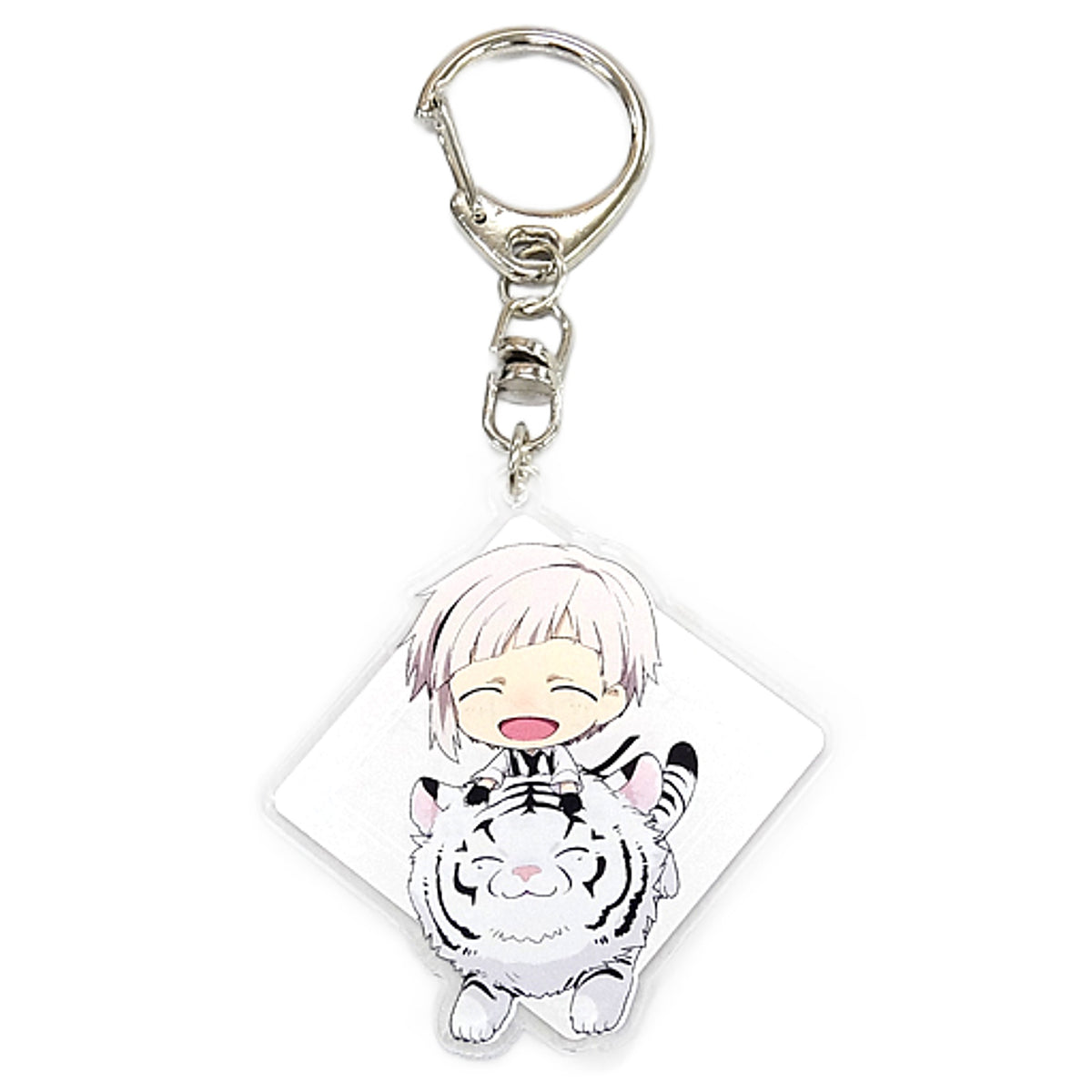 Atsushi Nakajima Bungo Stray Dogs Original Acrylic Keychain Collaboration Project: Toubu Dobutsu Koen ni Busou Tanteisha ga Sennyu Limited [USED]