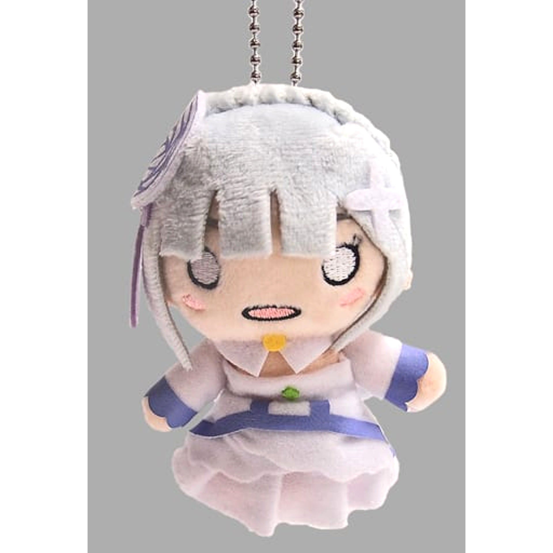 Re:ZERO -Starting Life in Another World- Emilia Finger Puppet Keychain Mascot Keychains [USED]