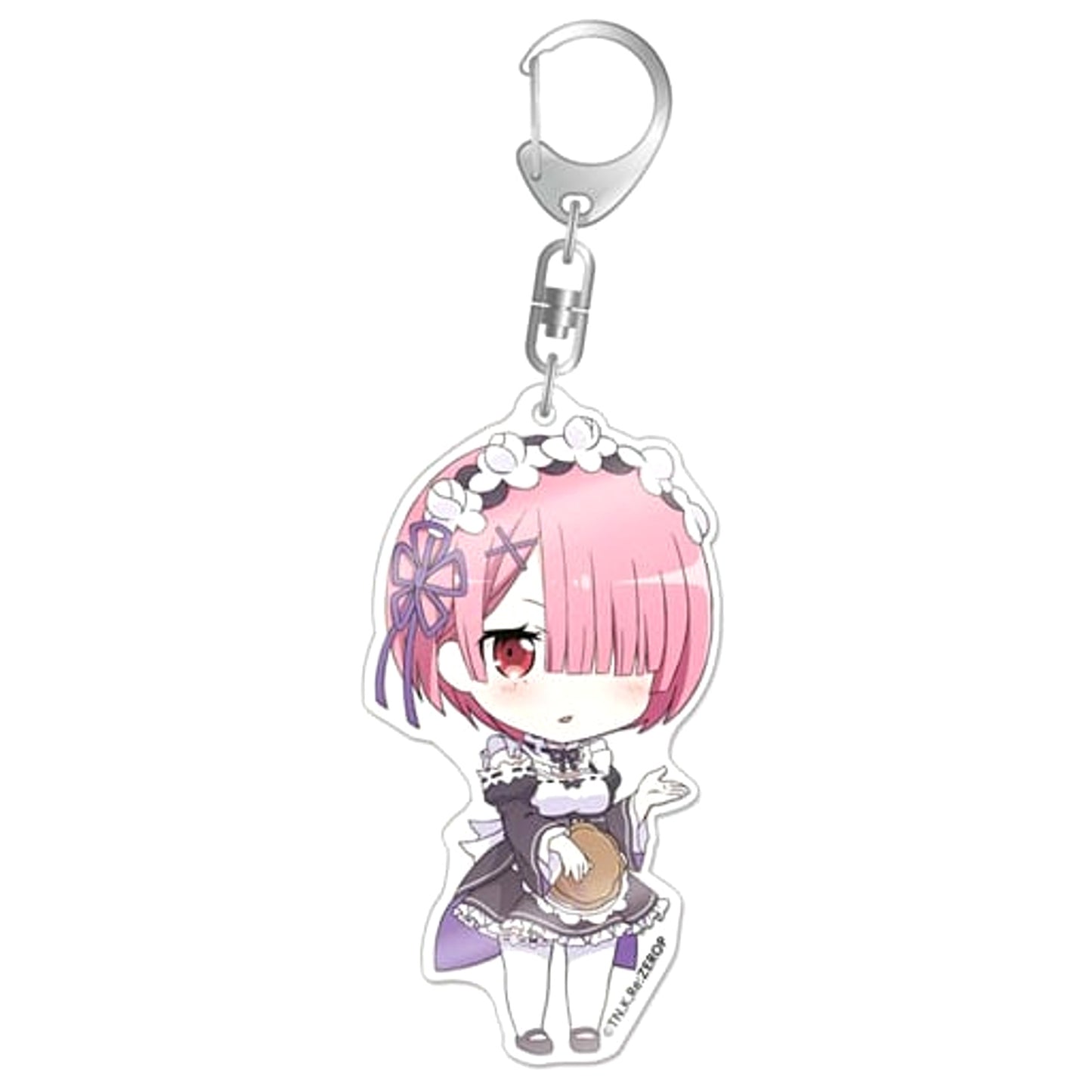 Re:ZERO -Starting Life in Another World- Ram Nendoroid Plus Deka Acrylic Keychain Keychains [USED]