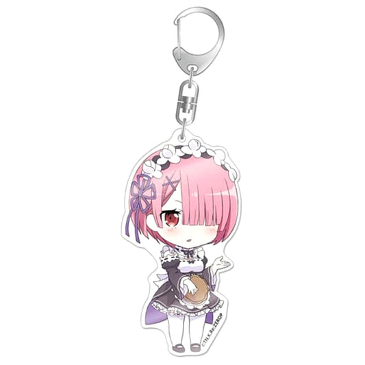 Re:ZERO -Starting Life in Another World- Ram Nendoroid Plus Deka Acrylic Keychain Keychains [USED]