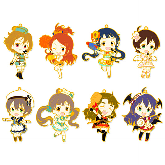 Set of 8 The Idolmaster Million Live! ANGEL STARS Toy's Works Niitengomu Rubber Strap [USED]