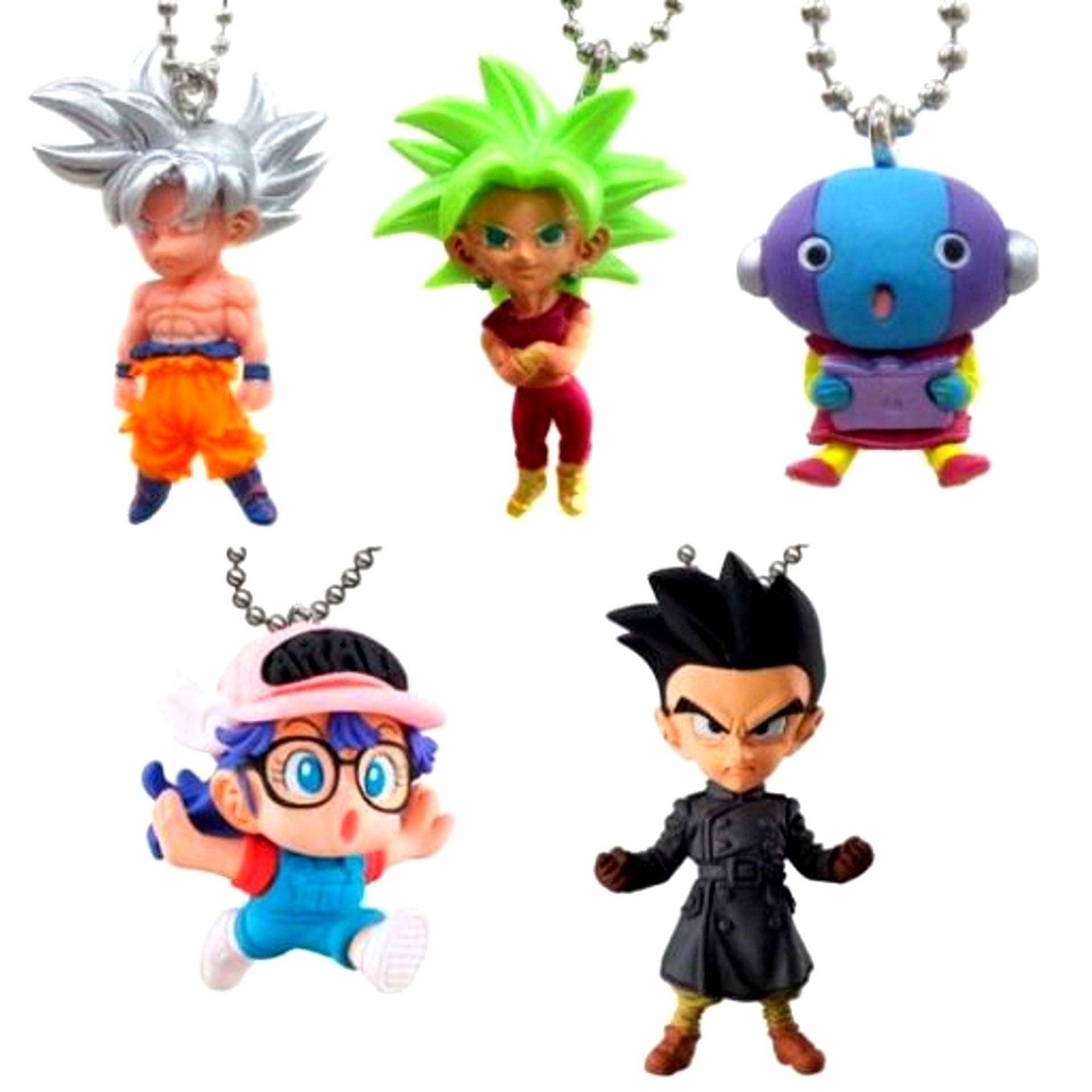 Set of 5 Dragon Ball Super Ultimate Deformed Mascot UDM BURST 30 [USED]