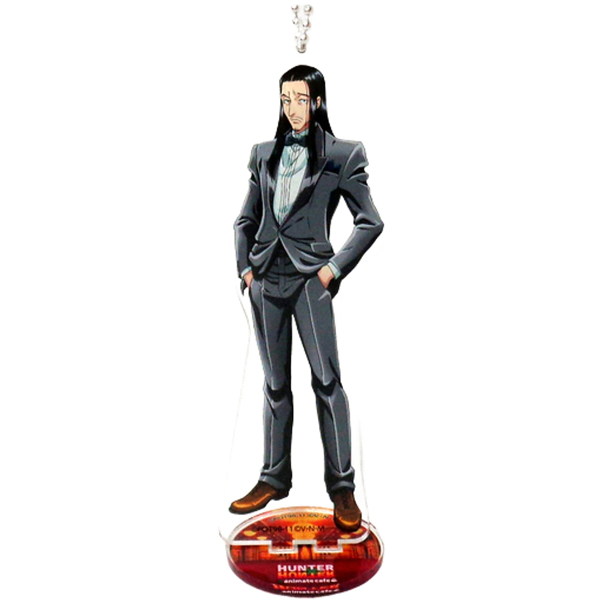 Hunter x Hunter Nobunaga Hazama Big Acrylic Stand Keychain animate cafe Limited Keychains [USED]