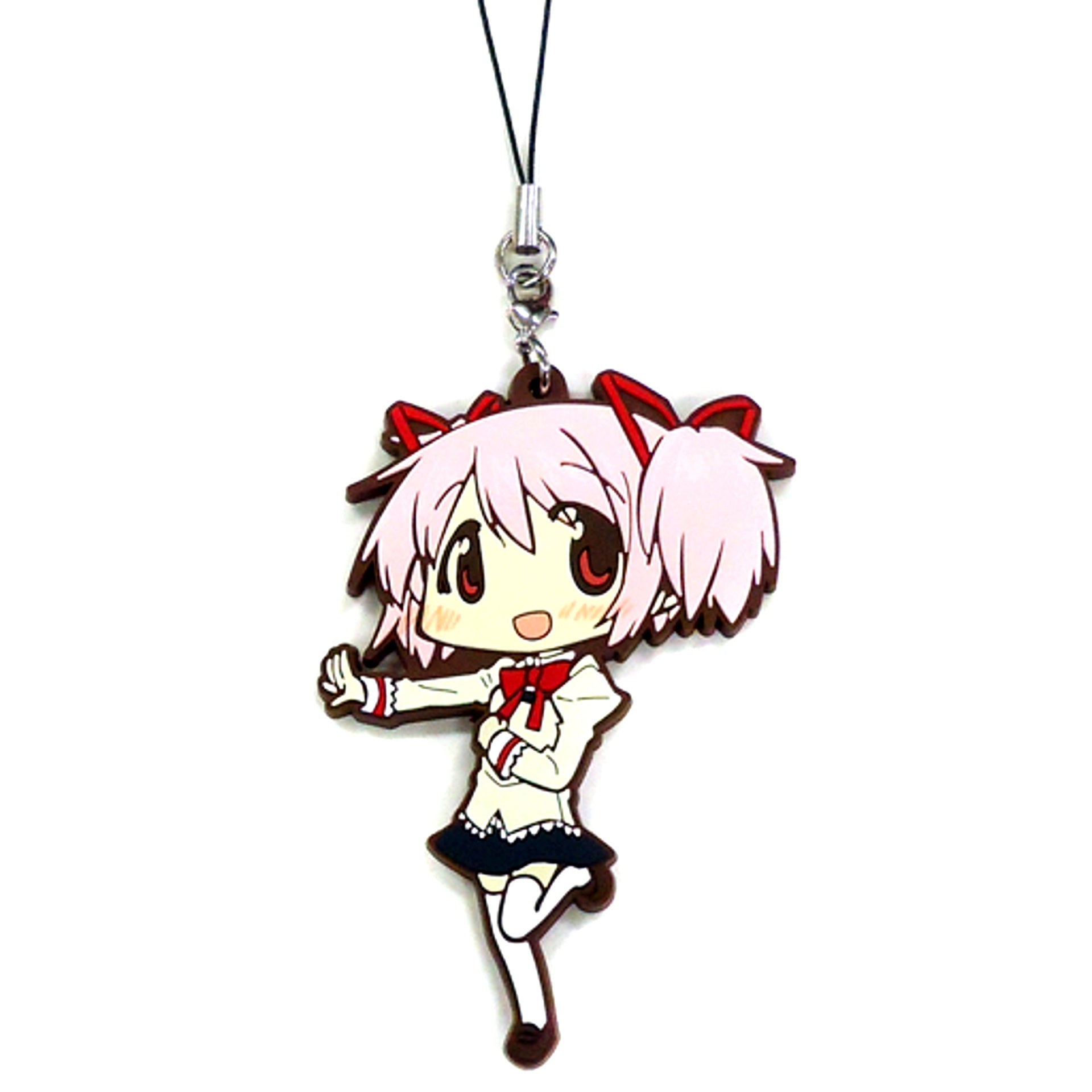 Madoka Kaname Rubber Strap Puella Magi Madoka Magica Ume Aoki Exhibition Goods [USED]