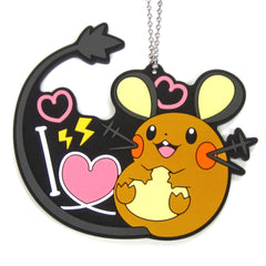 Pokemon Research Dedenne Ichiban Kuji Big Friendly Rubber Keychain Dedenne Dedenne Prize C Keychains [USED]