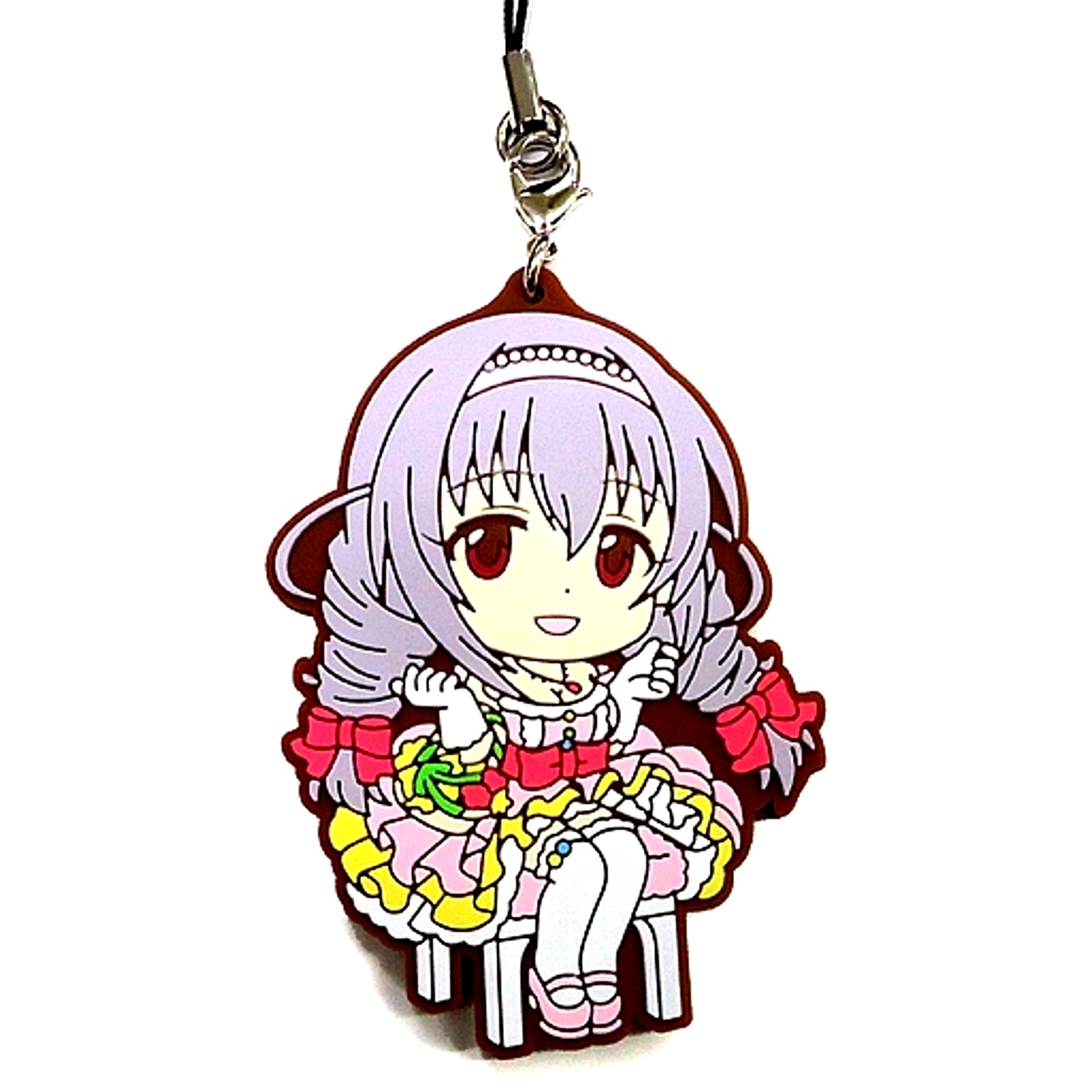Satomi Sakakibara Rubber Strap Kyun Chara Illustrations Ichiban Kuji The Idolmaster Cinderella Girls Cinderella's Adventure! Prize F [USED]